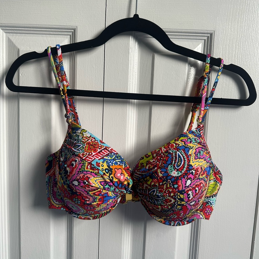 Bleu Rod Beattie Colorful Paisley Bra